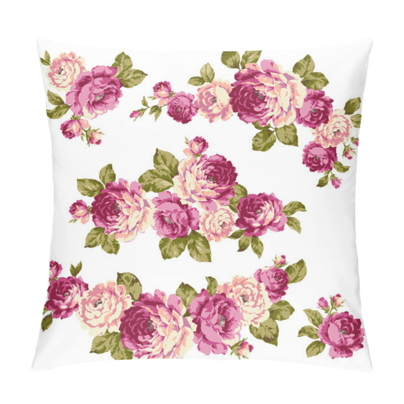 Personality  The Illustration Of Rose Pillow Covers