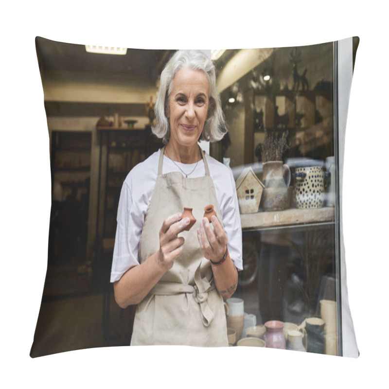 Personality  A Skilled Artisan Shares Her Latest Pottery Creations, Showcasing Her Passion And Talent. Pillow Covers