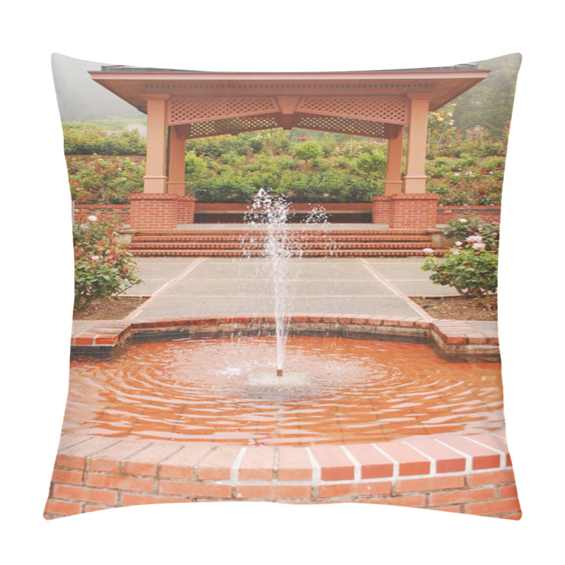 Personality  Rose Garden Gazebo Pillow Covers