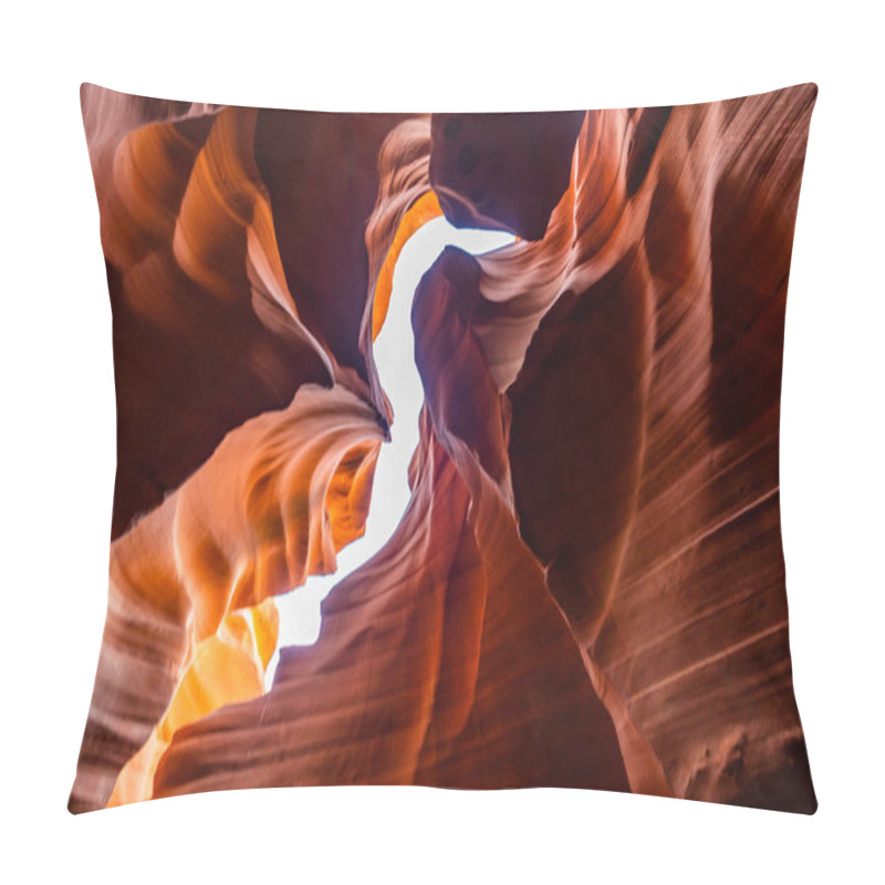 Personality  Lower Antelope Canyon In The Navajo Reservation Near Page, Arizona USA Pillow Covers