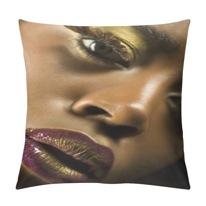 Personality  Young Woman Pillow Covers