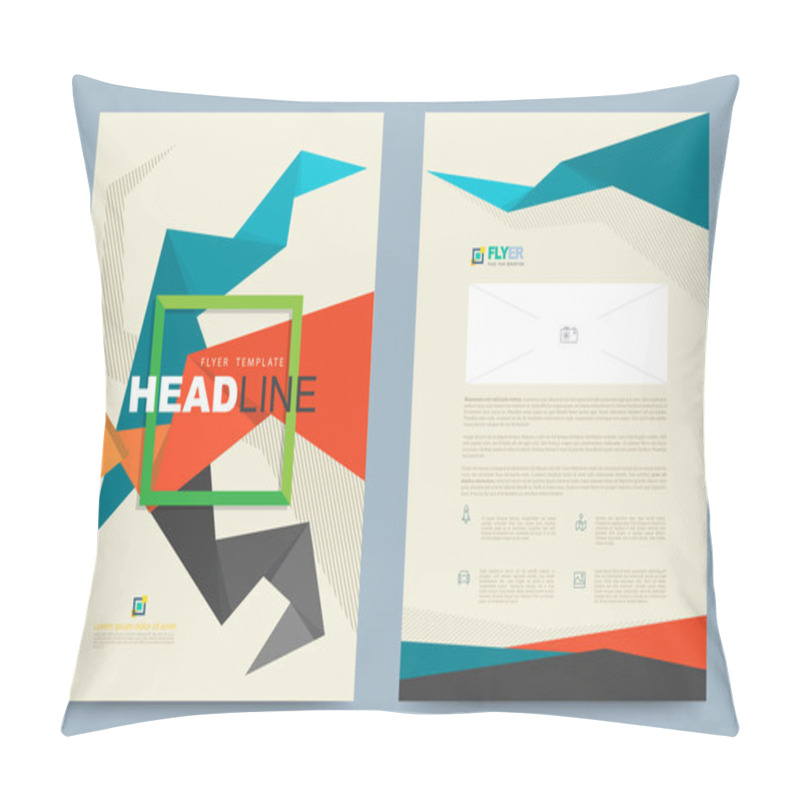 Personality  Vector Cover Design Template Pillow Covers