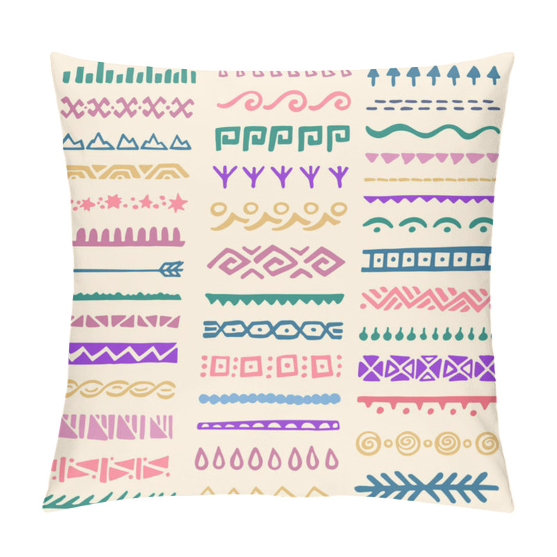 Personality  Borders Collection In Ethnic Style Pillow Covers