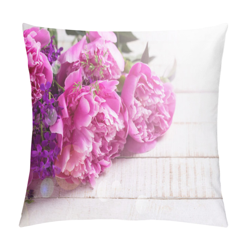 Personality  Fresh Pink Peonies Pillow Covers