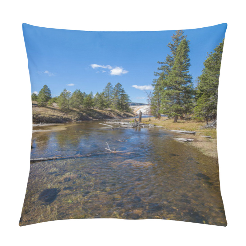 Personality  Firehole River Landscape Pillow Covers