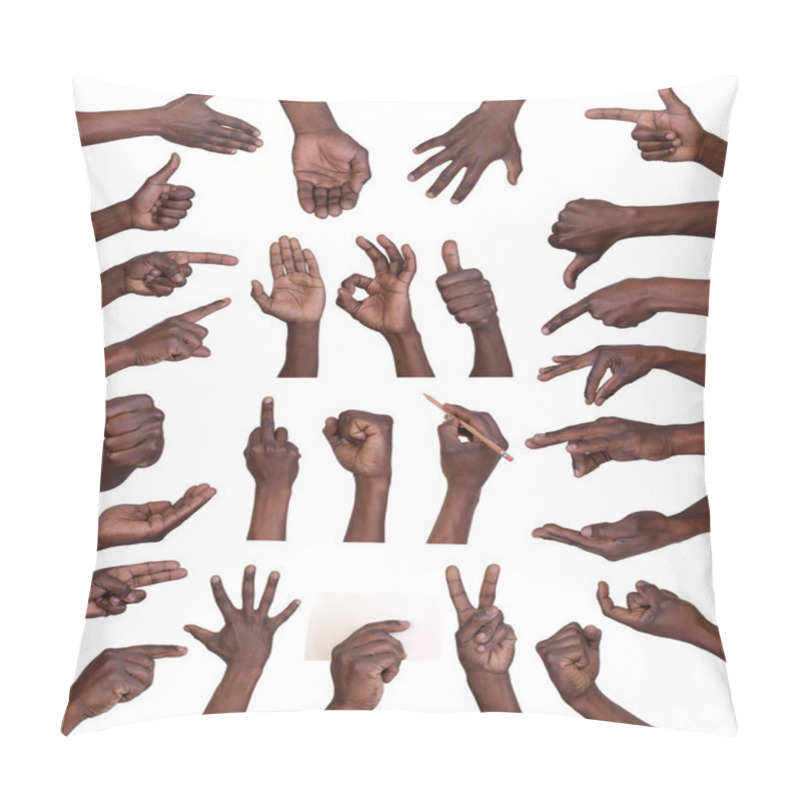 Personality  Hand Gestures Collection Pillow Covers