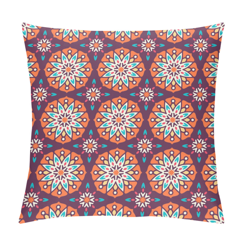 Personality  Ethnic Floral Seamless Pattern Pillow Covers