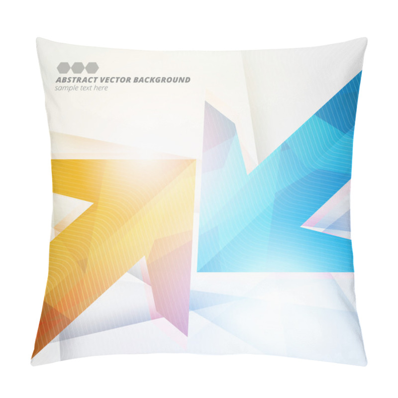 Personality  Arrows Abstract Geometric Vector Background  Pillow Covers