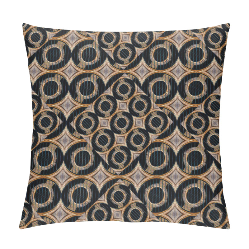 Personality  Futuristic Circles Abstract Pattern Pillow Covers