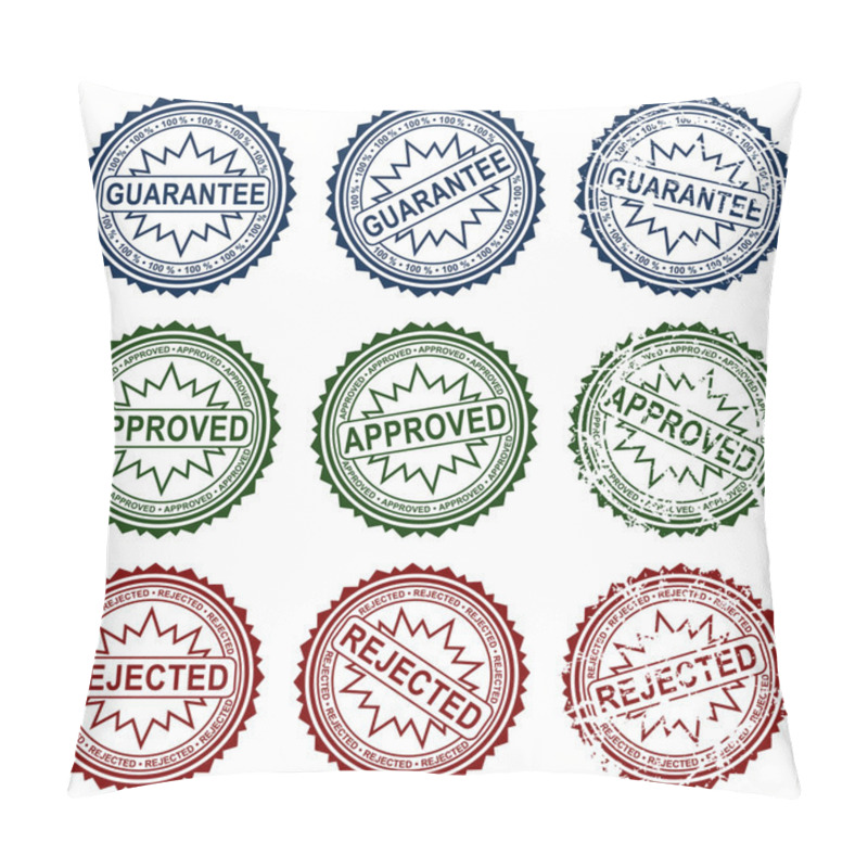 Personality  Collect Stamps Pillow Covers