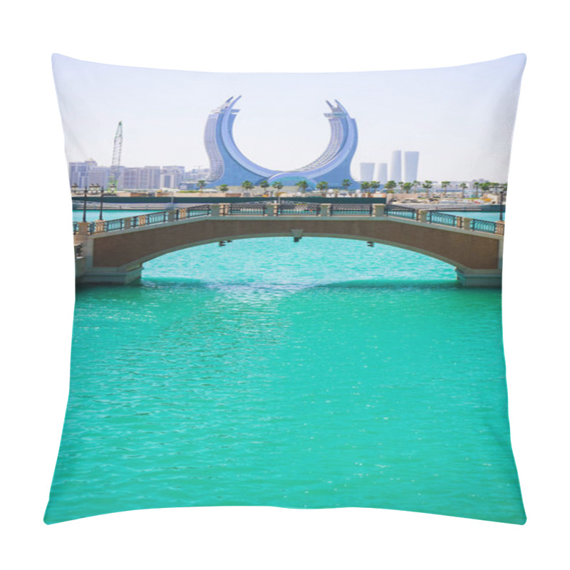 Personality  Porto Arabia In Pearl Overlooking The Fairmont Luxury Resort In Doha, Qatar Pillow Covers