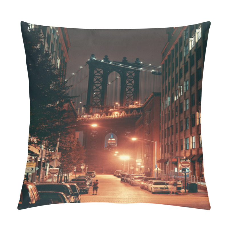 Personality  Manhattan Bridge View Pillow Covers