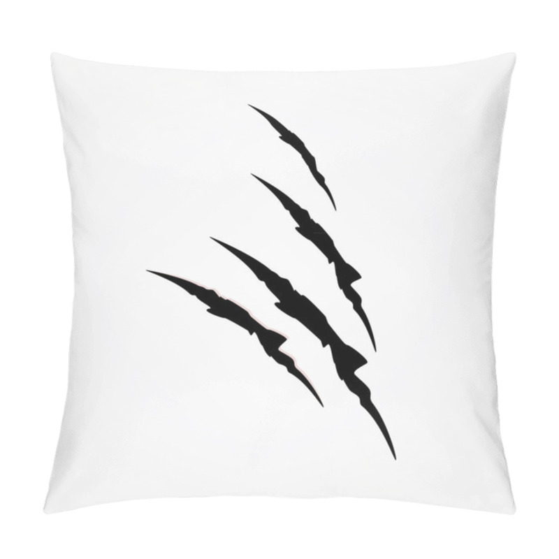 Personality  Black Claw Scratches Pillow Covers