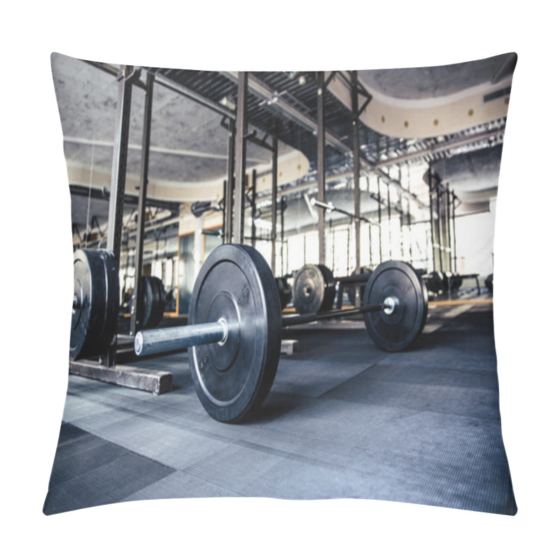 Personality  Gym Interior With Equipment Pillow Covers