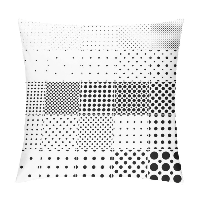 Personality  Collection Of Simple Seamless Dotted Patterns Pillow Covers