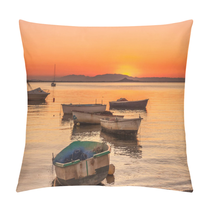 Personality  La Manga Del Mar Menor At Sunset Pillow Covers