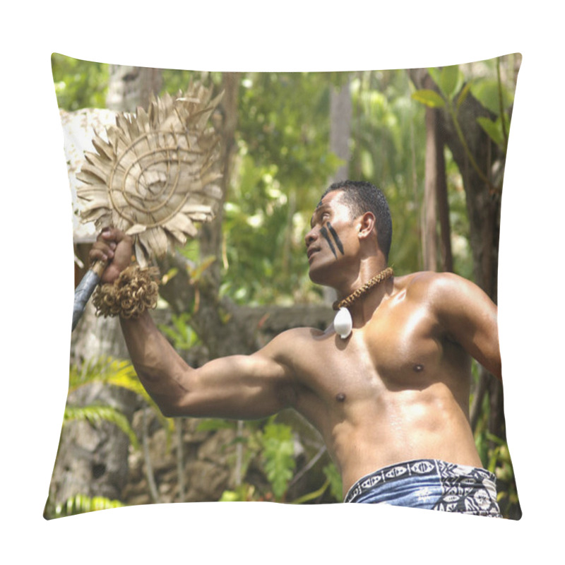 Personality  Oahu, Hawaii, USA: A Fijian Dancer Performs At The Polynesian Cultural Center. Operated By Brigham Young University, The Living Museum Features The Cultures Of Hawaii, New Zealand, Samoa, Tonga, Tahiti, Fiji, And The Marquesas Islands. Pillow Covers