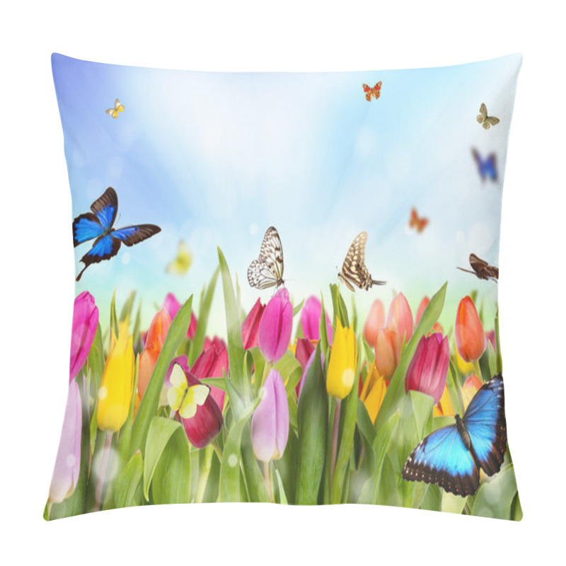 Personality  Spring Flowers Pillow Covers