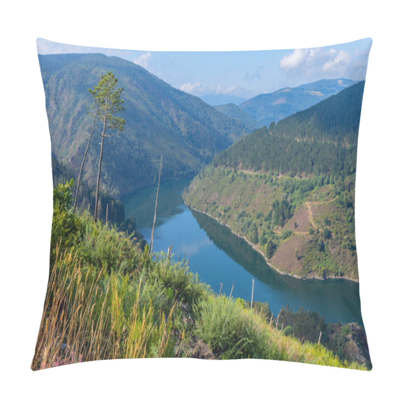 Personality  Water Reservoir Close To Grandas De Salime, Beautiful Landscape Along The Camino De Santiago Trail, Asturias, Spain Pillow Covers