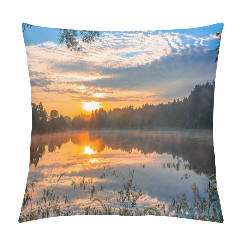 Personality  Dawn On The Lake Pillow Covers