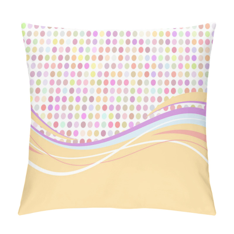 Personality  Flat Abstract Background. Pillow Covers