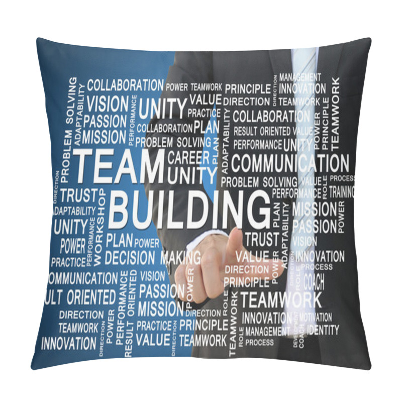 Personality  Teamwork And Team Building Concept Pillow Covers