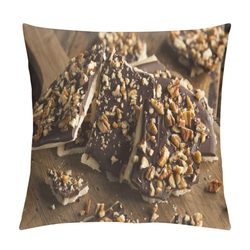 Personality  Homemade Chocolate English Toffee Pillow Covers