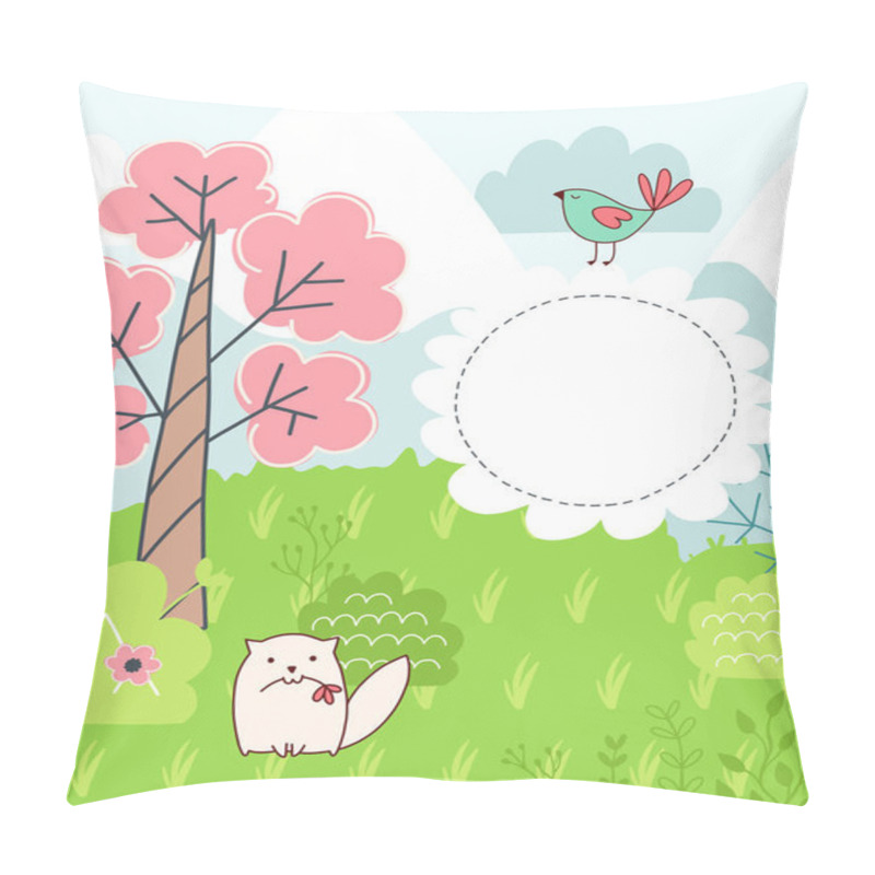 Personality  Doodles Cute Card Pillow Covers