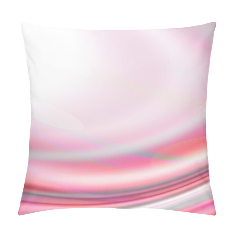 Personality  Pink Background With Back Light Covered Divergent Oval Waves  Pillow Covers