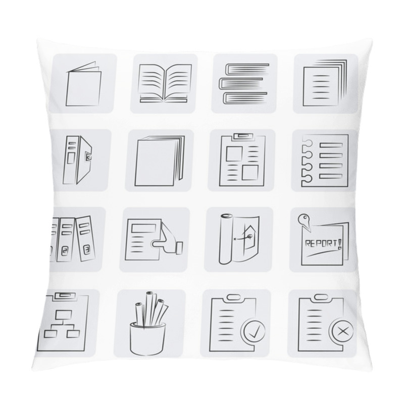 Personality  Office And Documents Pillow Covers