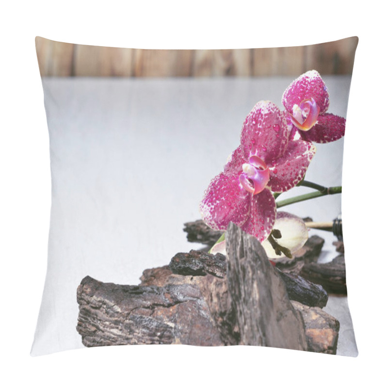 Personality  Beautiful Flowering Orchid  Pillow Covers