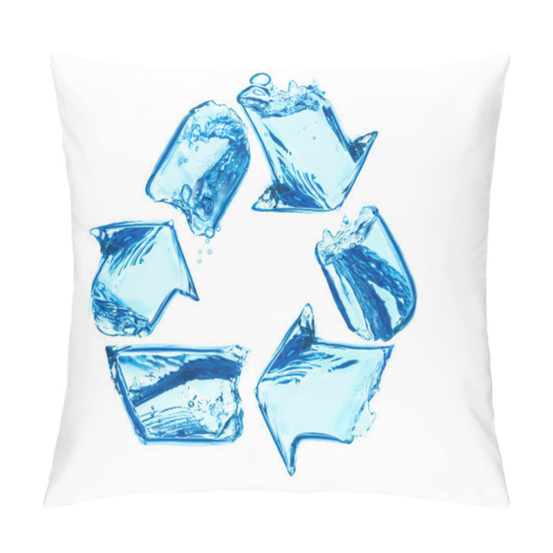 Personality  Recycle For Clean Water Pillow Covers