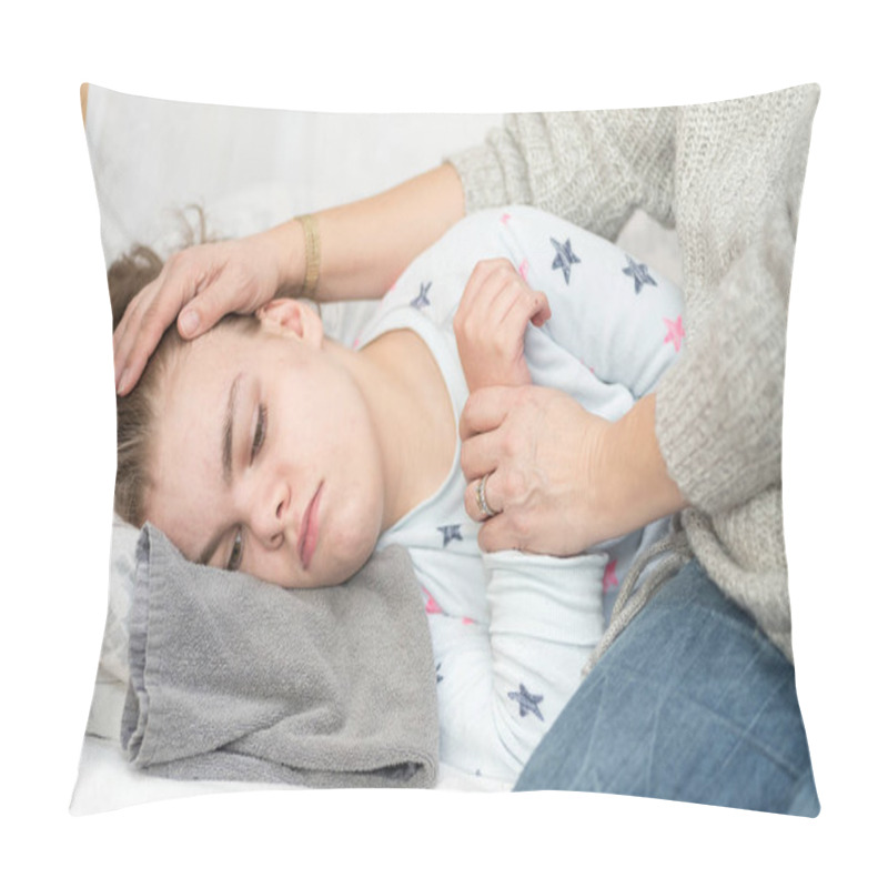 Personality  A Child With Epilepsy During A Seizure Pillow Covers