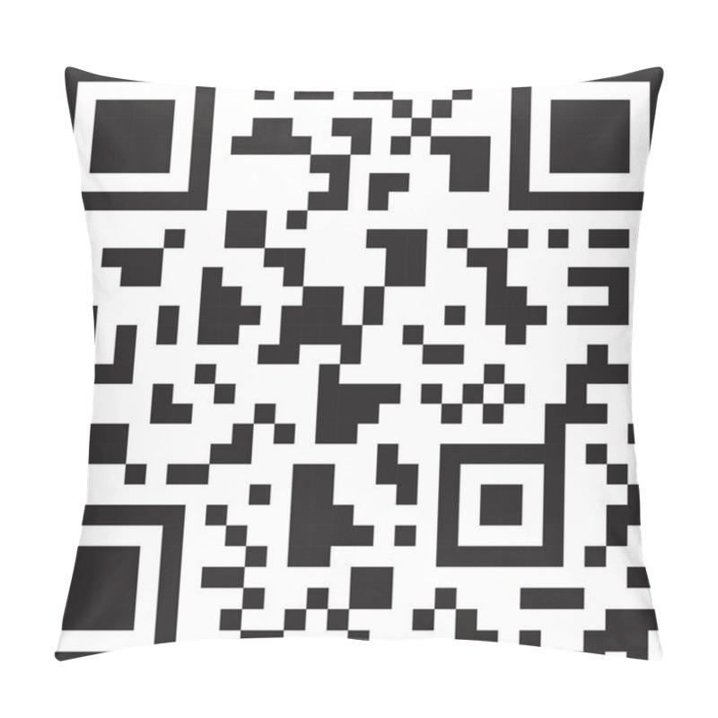 Personality  2D Barcode. Pillow Covers