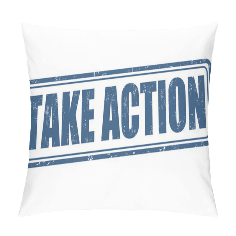 Personality  Take Action Stamp Pillow Covers