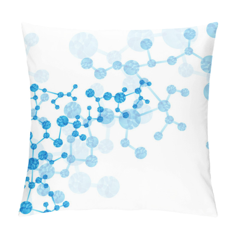 Personality  Dna Molecule, Abstract Background Pillow Covers