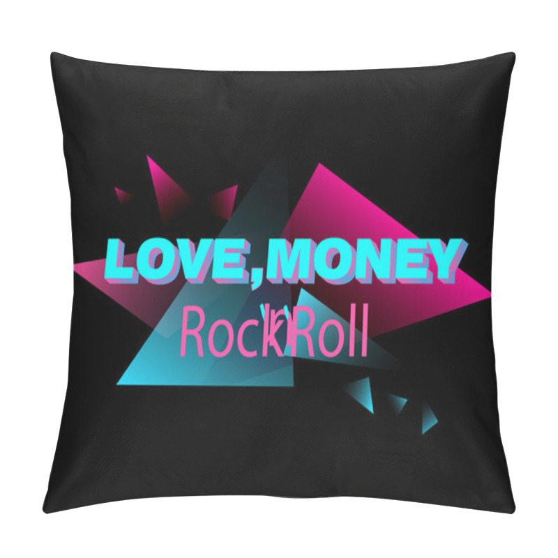 Personality  Poster In Retro Style Pillow Covers