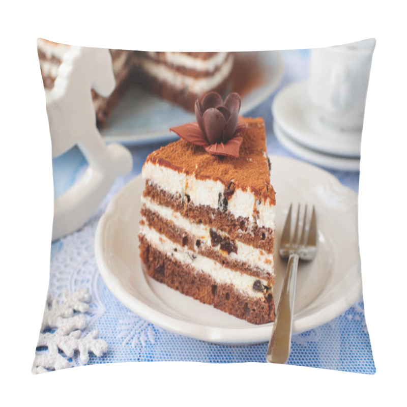 Personality  Chocolate, Quark And Prune Layer Cake Pillow Covers