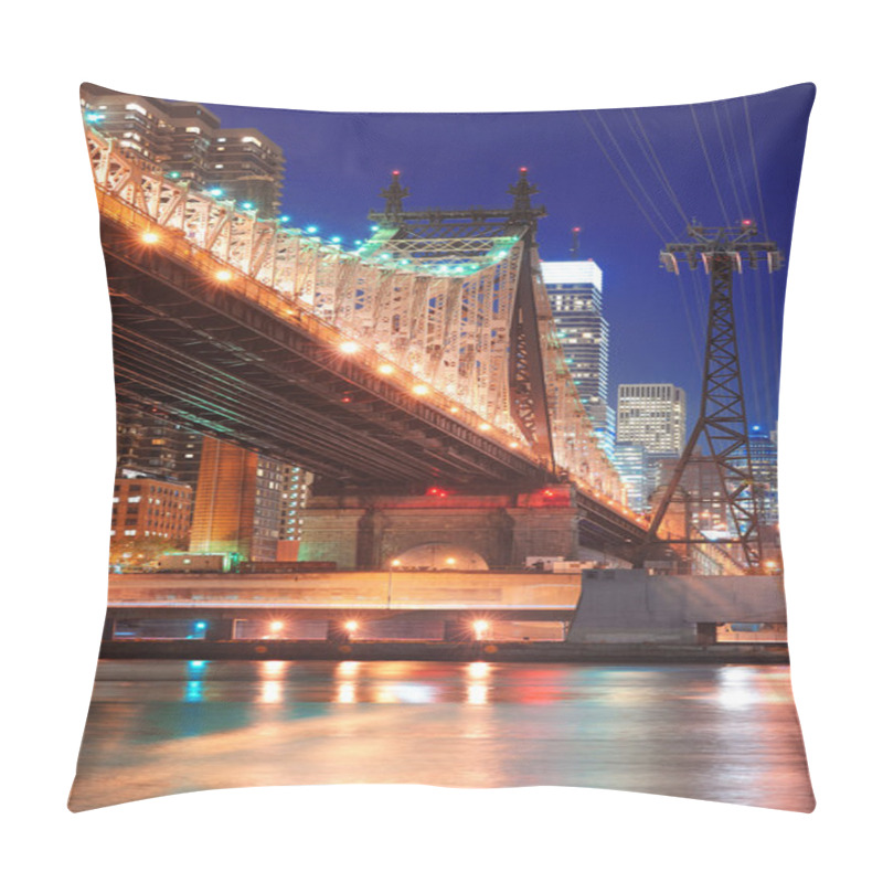 Personality  Queensboro Bridge And Manhattan Pillow Covers