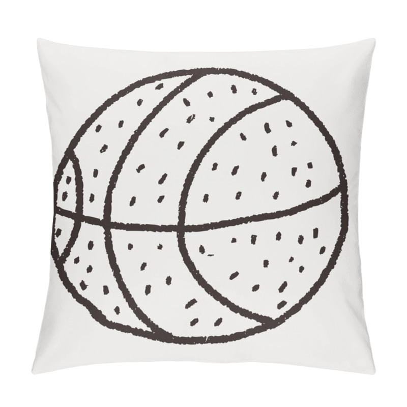 Personality  Doodle Basketball Pillow Covers