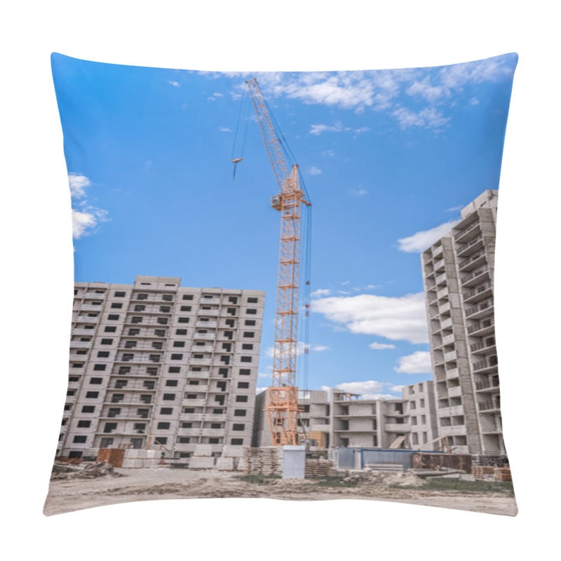 Personality  New Highrise Buildings And High-rise Crane Pillow Covers