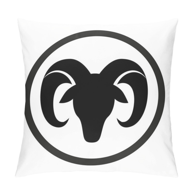 Personality  Sign Of The Zodiac Aries Isolated Pillow Covers