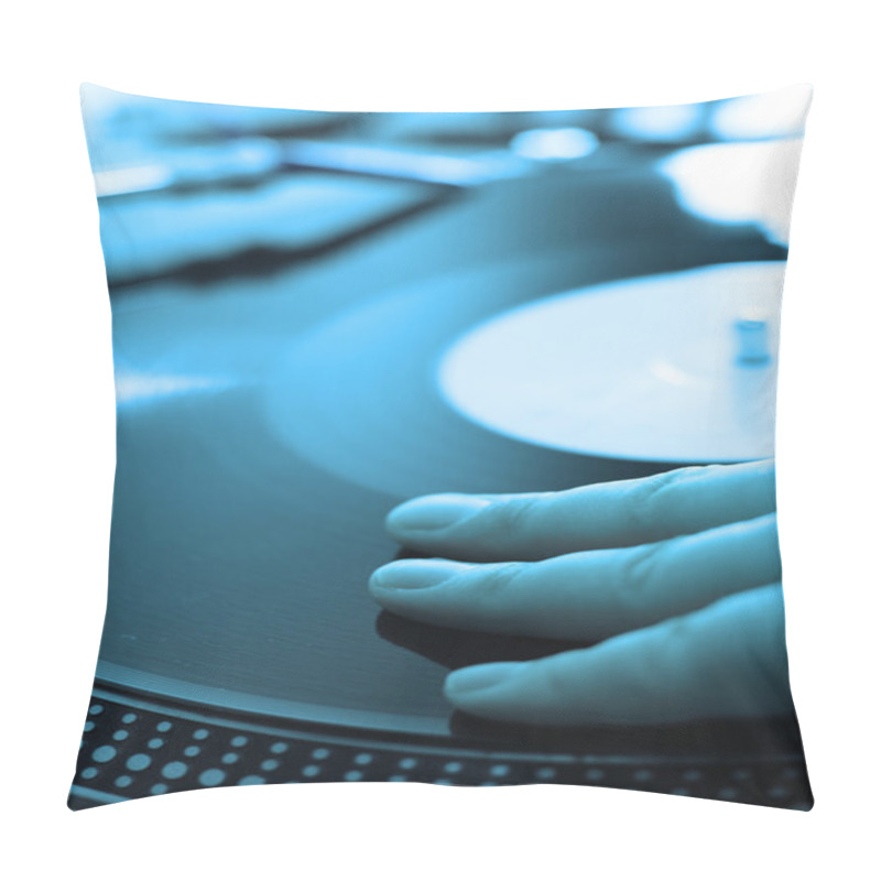 Personality  Blue Dj Pillow Covers