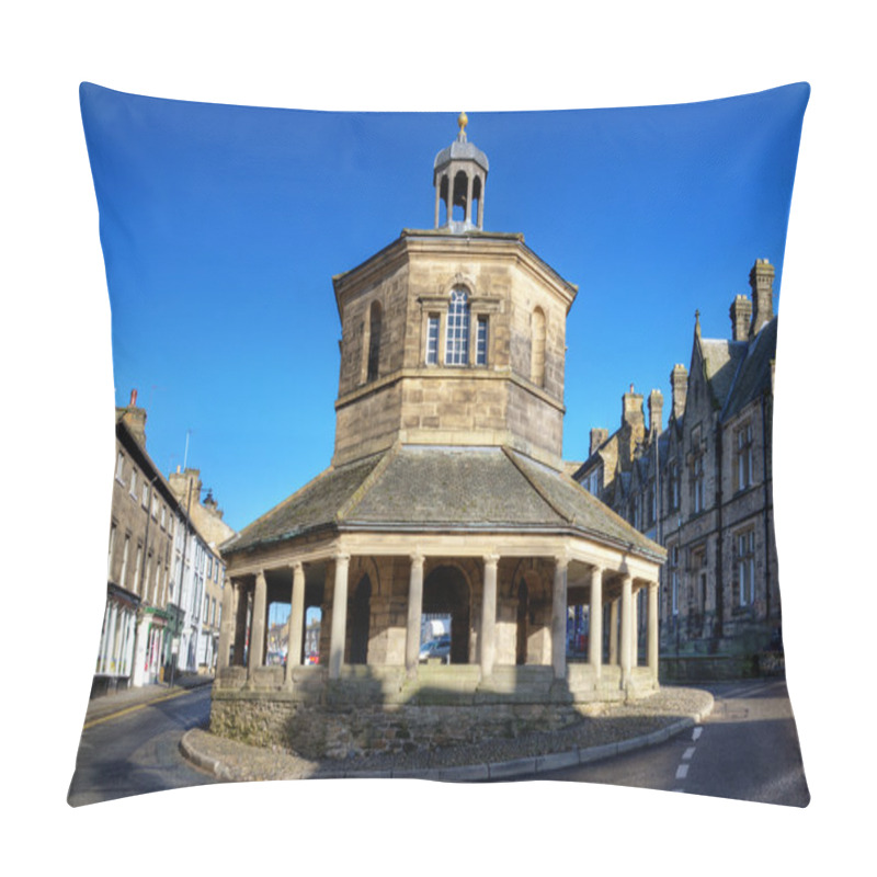 Personality  Eighteenth Century Market Cross, Barnard Castle Pillow Covers