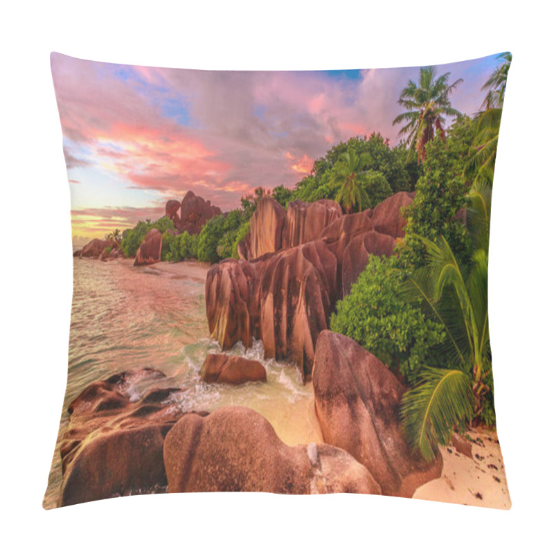 Personality  Anse Source DArgent At Dusk Pillow Covers