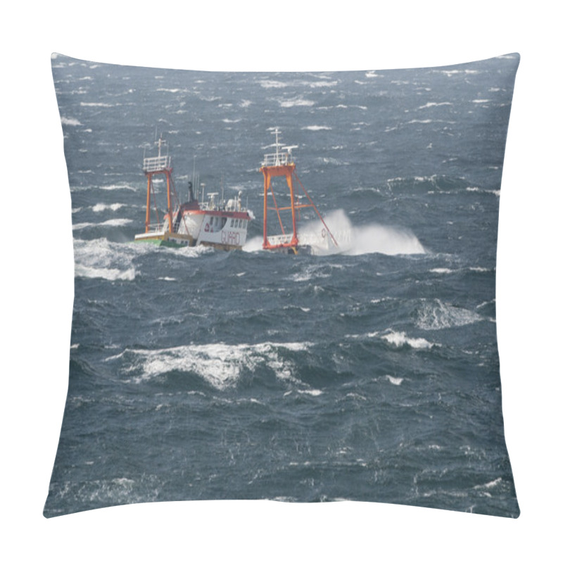 Personality  Ship In The Tempest Pillow Covers