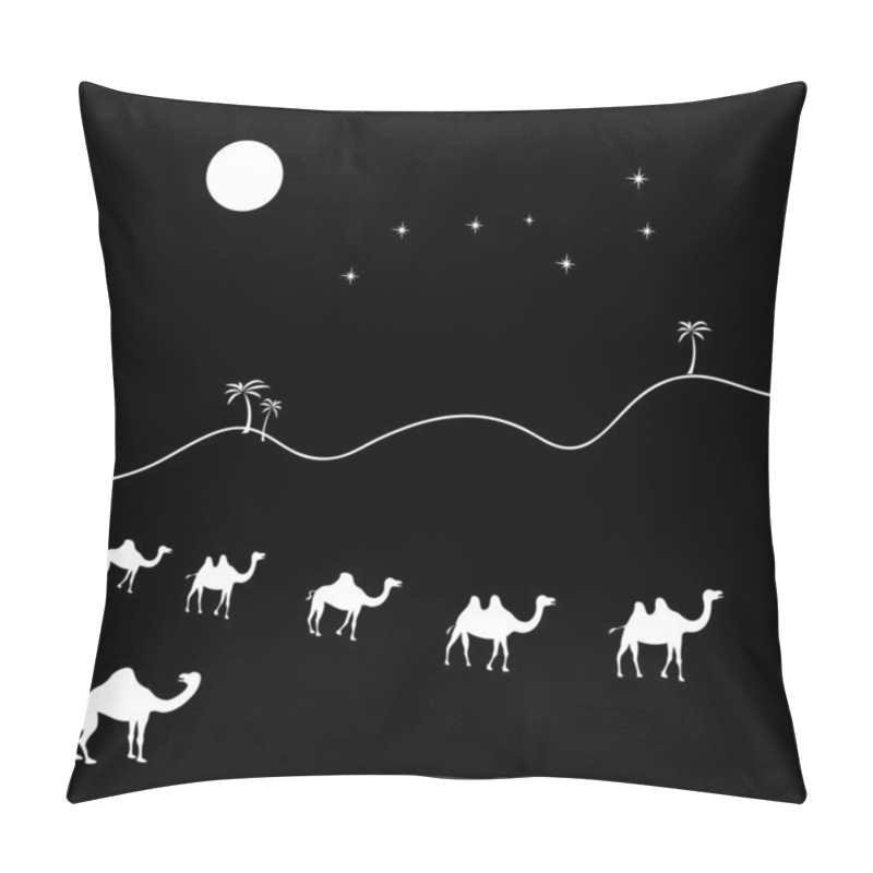 Personality  Camels Caravan Pillow Covers