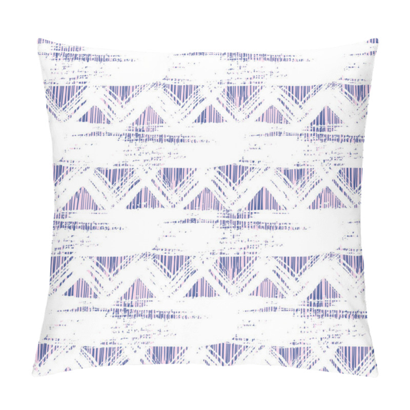 Personality  Ethnic Zigzag Hand Drawn Pattern Pillow Covers