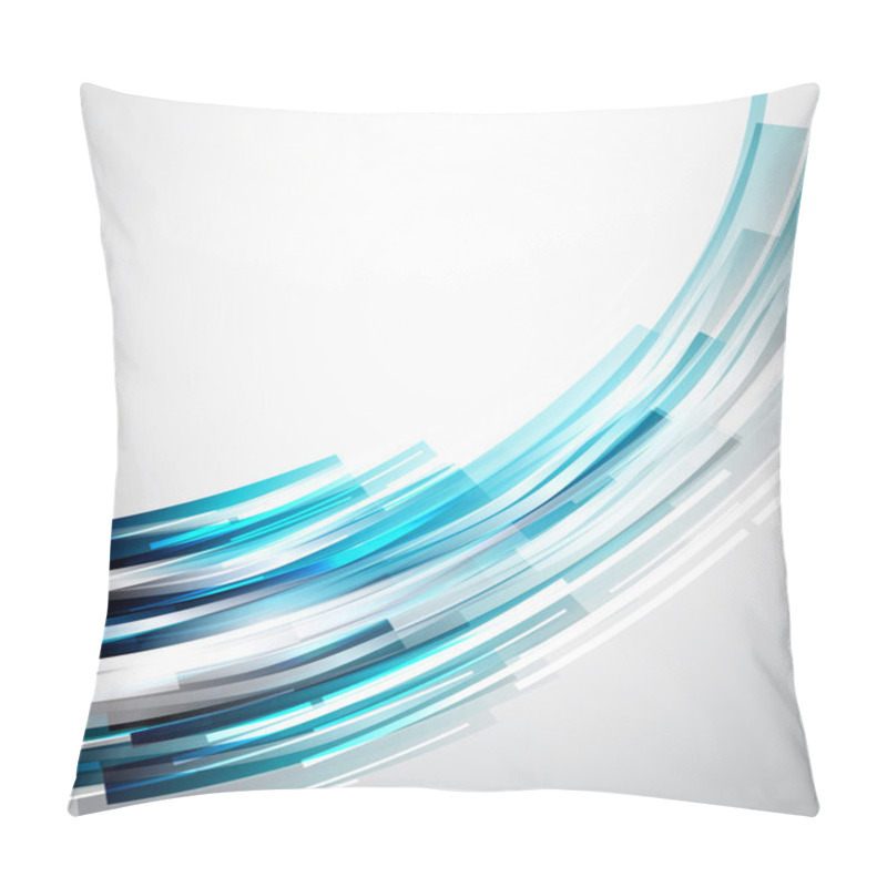 Personality  Flowing Lines Abstract Vector Background Pillow Covers