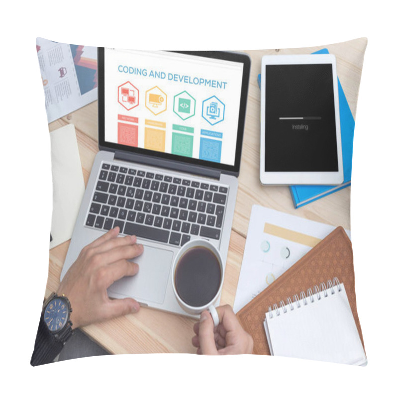 Personality  Coding And Development Concept  Pillow Covers